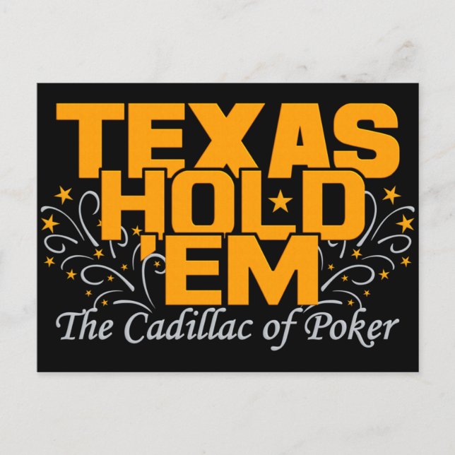 Texas Hold 'Em postcard (Front)