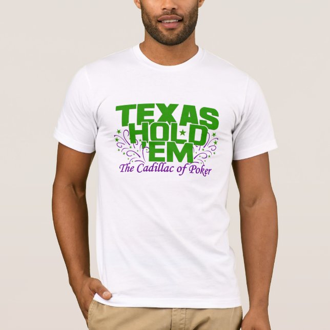 Texas Hold 'Em shirt - choose style & color (Front)