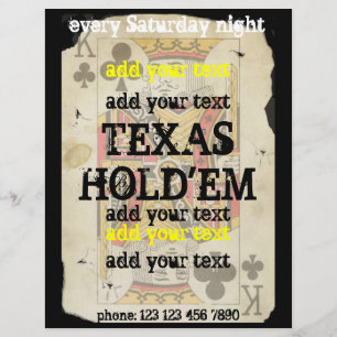 texas hold'em flyers