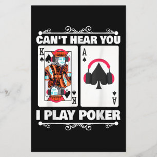 Texas Holdem Poker Cant Hear You I Play Poker Flyer