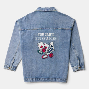 Texas Holdem Poker Gambling Games  58  Denim Jacket