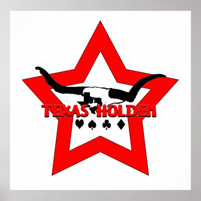 Texas Holdem Poster (Front)