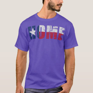 Texas Home Flag Texan Vintage Fade T-Shirt