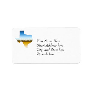 Texas Home Horizon Label