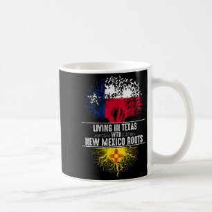 Texas Home New Mexico Roots State Tree Flag Love G Coffee Mug