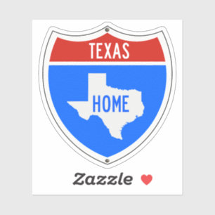 Texas Home Road Sign