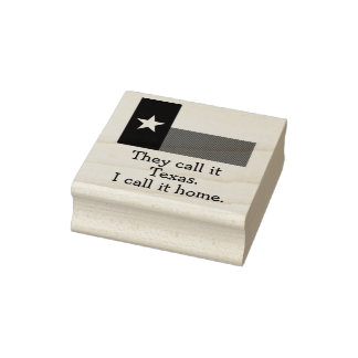 Texas Home Rubber Stamp