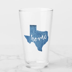 Texas Home Wood Grain Glass