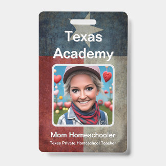 Texas Homeschool ID Badge