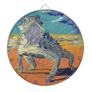 Texas Horned Lizard Dartboard