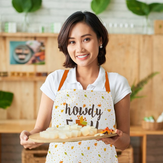 Texas Howdy Fall Apron (Creator Uploaded)