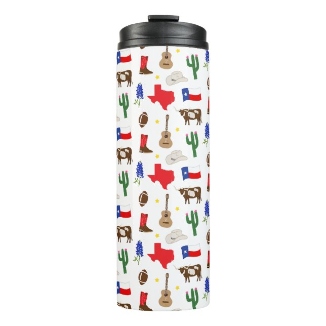 Texas Icons Thermal Tumbler (Front)
