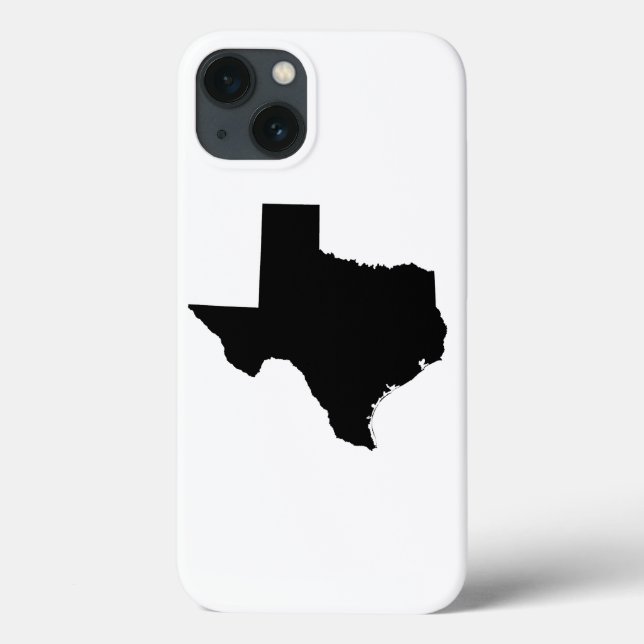 Texas in Black and White Case-Mate iPhone Case (Back)