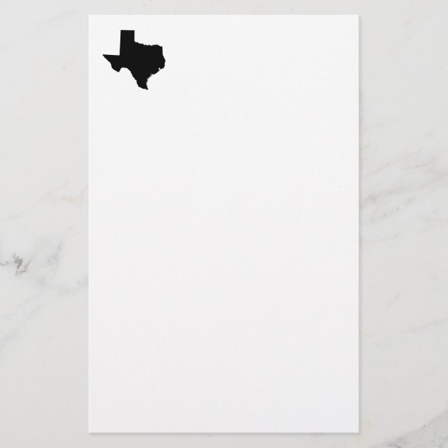 Texas in Black and White Stationery (Front)