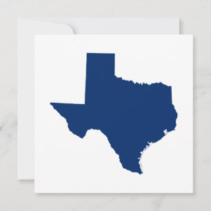 Texas in Blue Invitation