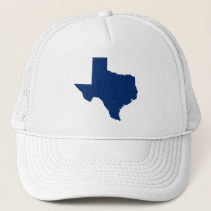 Texas in Blue Trucker Hat