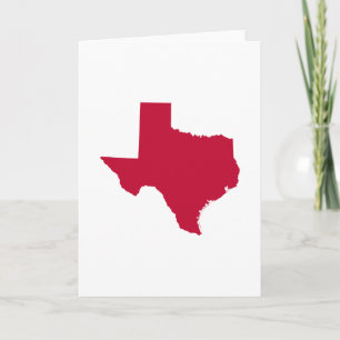 Texas in Red Card