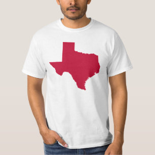 Texas in Red T-Shirt