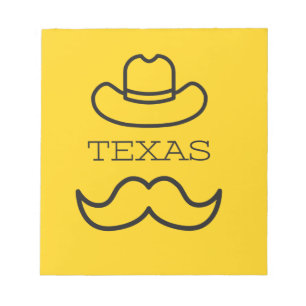 Texas in Yellow 2 Notepad