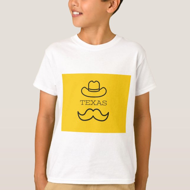 Texas in Yellow 2 T-Shirt (Front)