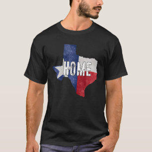 Texas Independence Day T Shirt Home Grunge Flag US
