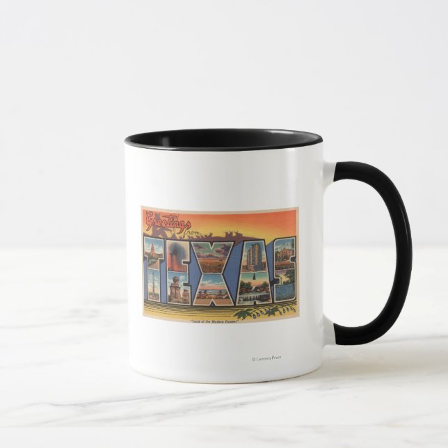 Texas (Land of the Modern Pioneer) Mug (Right)