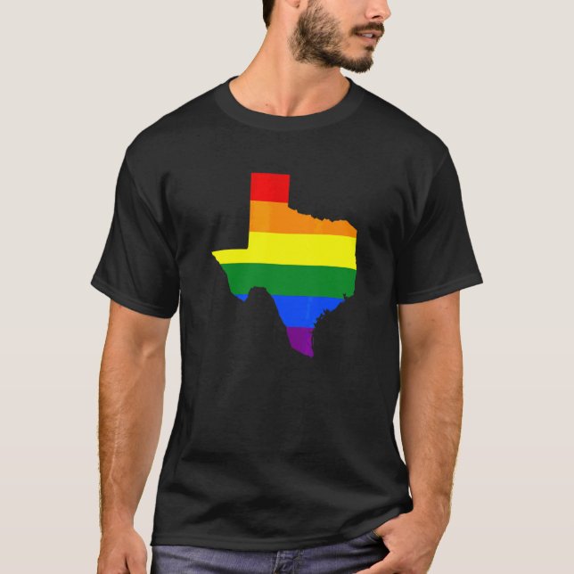 Texas Lgbt Gay Pride T-Shirt (Front)