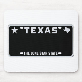 Texas License Plate Mouse Mat