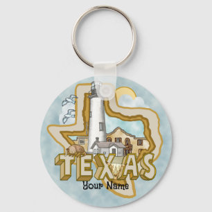 Texas Lighthouse Key Ring