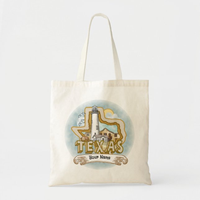 Texas Lighthouse  Tote Bag (Front)