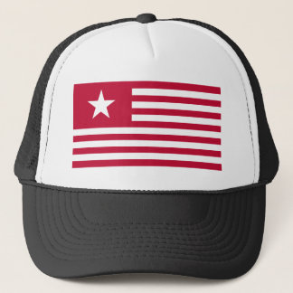 Texas Lone Star and Stripes - Red Trucker Hat