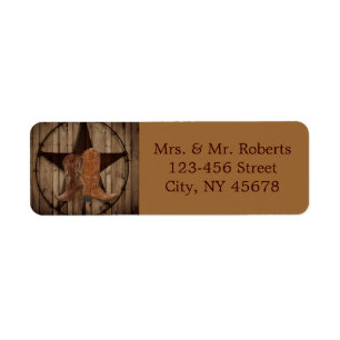 Texas Lone Star Country Western Cowboy Wedding