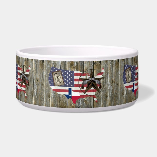 Texas Lone Star Duelling Pistols Most Wanted Sign (Front)