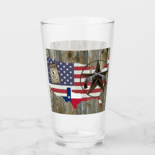 Texas Lone Star Duelling Pistols Most Wanted Sign Glass