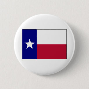 Texas Lone Star Flag 6 Cm Round Badge