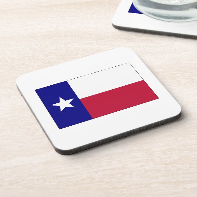 Texas Lone Star Flag Coaster (Left Side)