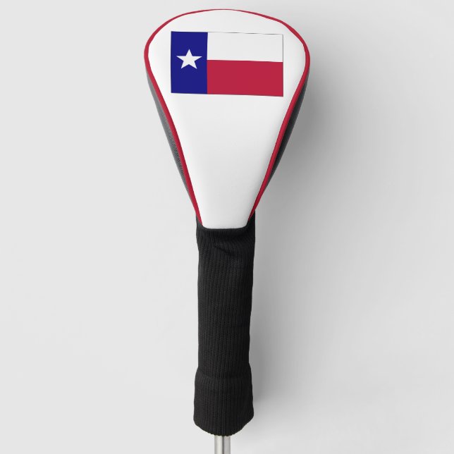 Texas Lone Star Flag Golf Head Cover (Front)