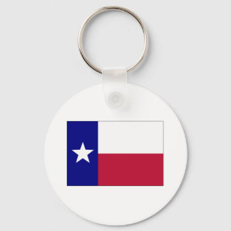 Texas Lone Star Flag Key Ring