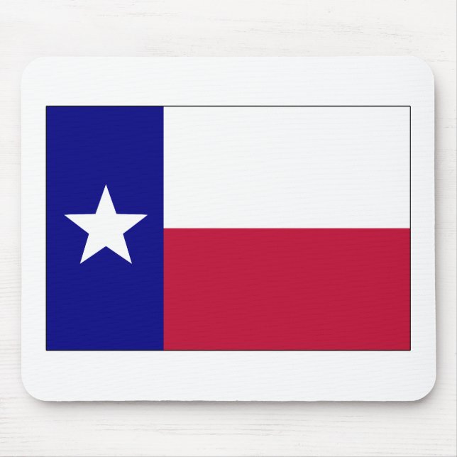 Texas Lone Star Flag Mouse Mat (Front)