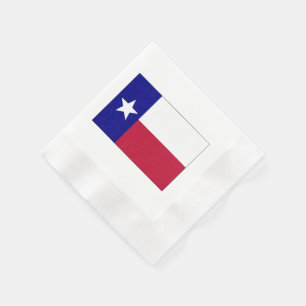 Texas Lone Star Flag Napkin