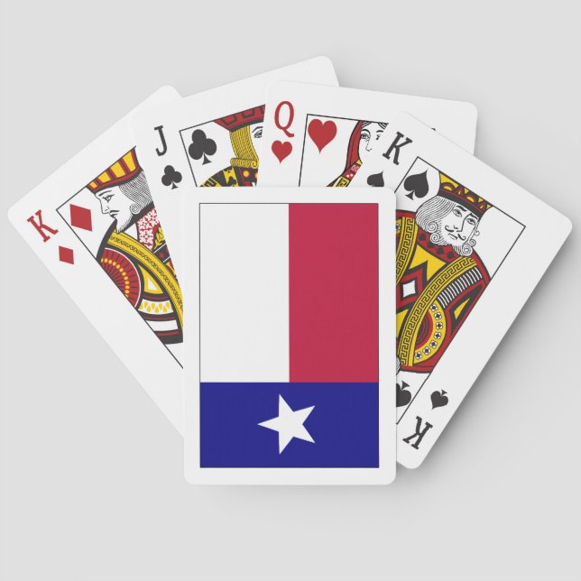 Texas Lone Star Flag Playing Cards (Back)