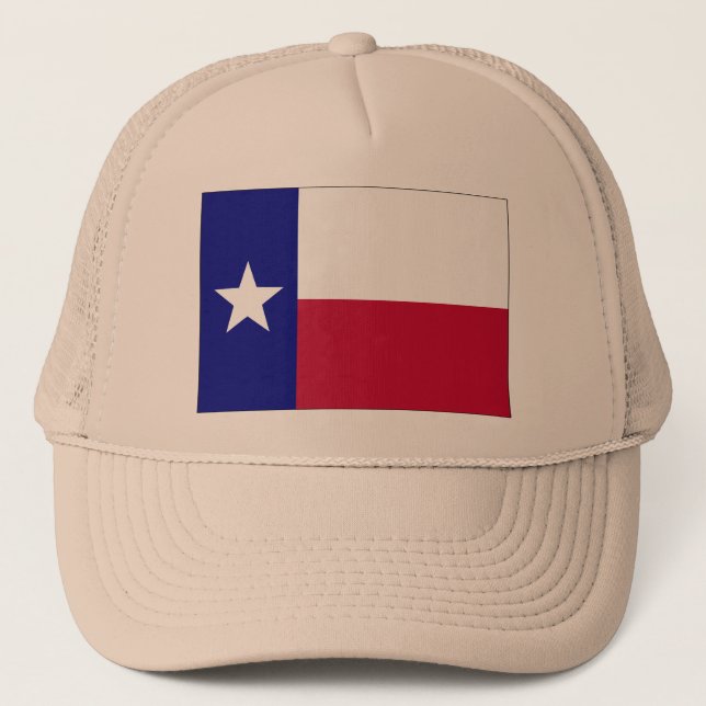 Texas Lone Star Flag Trucker Hat (Front)