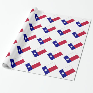 Texas Lone Star Flag Wrapping Paper