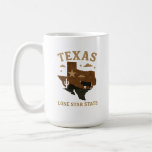 Texas Lone Star State – A Tribute to Independence Coffee Mug
