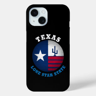 TEXAS LONE STAR STATE FLAG iPhone 15 CASE