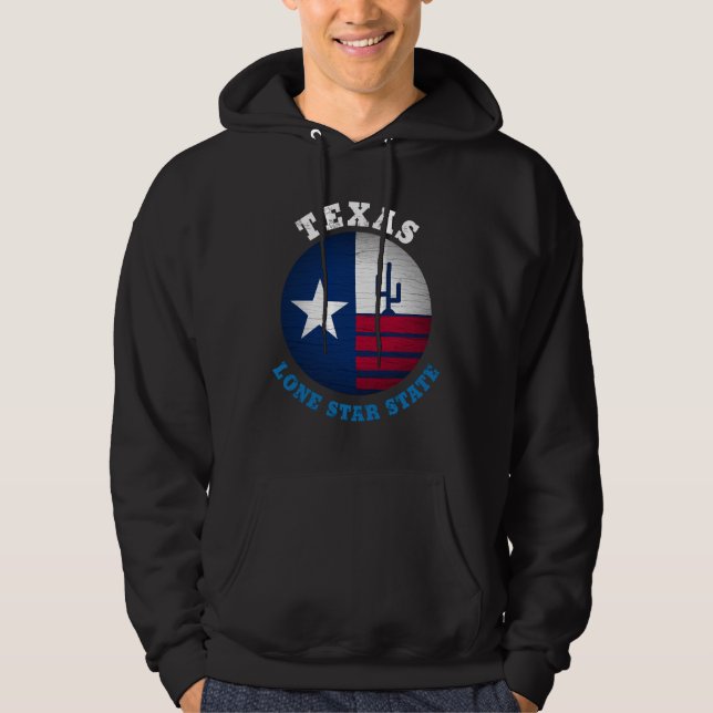 TEXAS LONE STAR STATE FLAG HOODIE (Front)