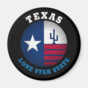 TEXAS LONE STAR STATE FLAG MAGNET