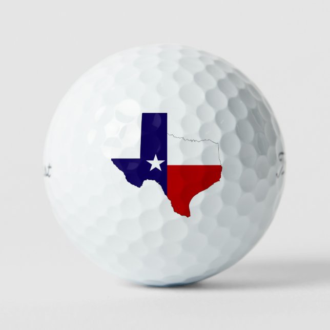 Texas Lone Star State Golf Balls (Front)