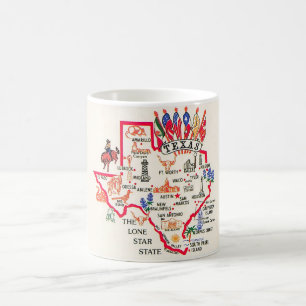 Texas - Lone Star State Postcard Mug
