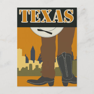 Texas Lone Star State Vintage   Postcard